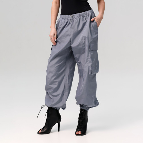 Grey Cargo Pants