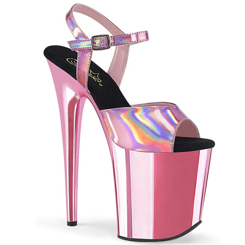 Pleaser Flamingo-809HG – pink high-platform sandals (20.3 cm heel)
