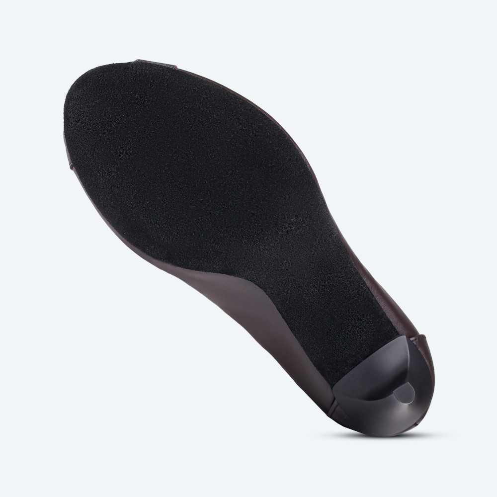 Bordo Heels – Leather High Heel Booties (heel 9 cm) - 7