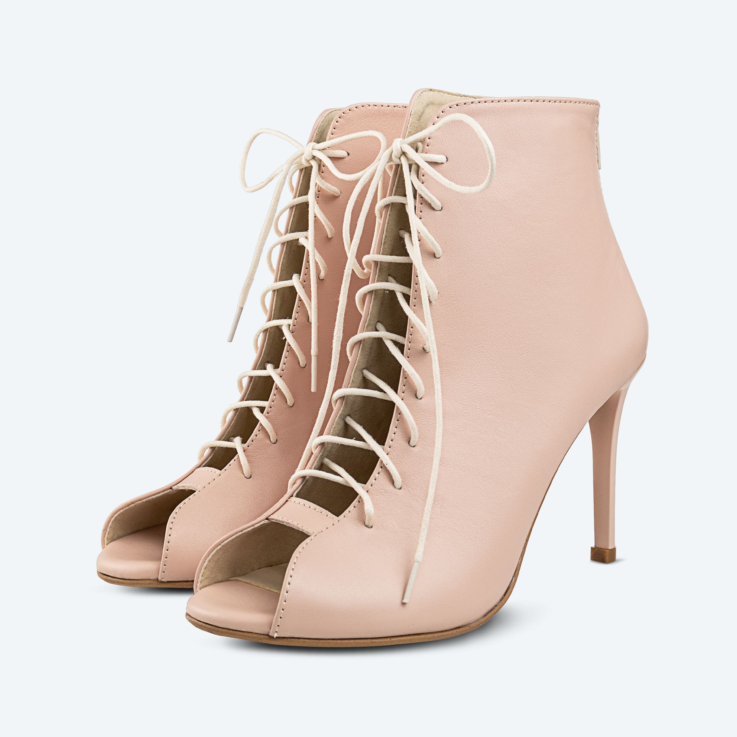 Pink Pearl – High Heels made of genuine leather with a hard sole (heel 9 cm)