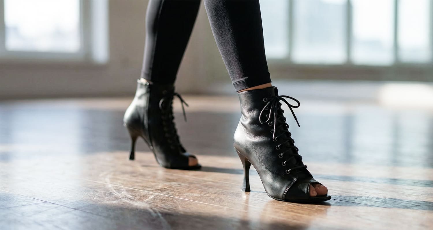 Comfortable dance shoes with arch support for problematic feet